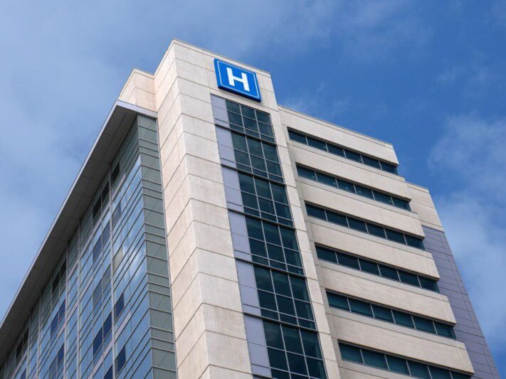 Healthcare in Nicaragua - image of a low angle shot of a Hospital