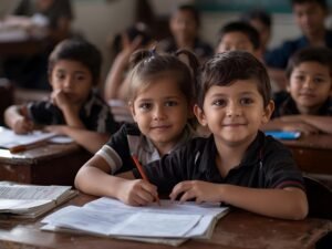 Nicaraguan children in classroom Nicaragua school - Nicaragua school age